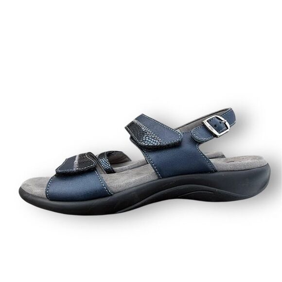 SAS Women's Nudu Sandal 8W Blue Adjustable Comfort Casual Summer - Picture 5 of 16